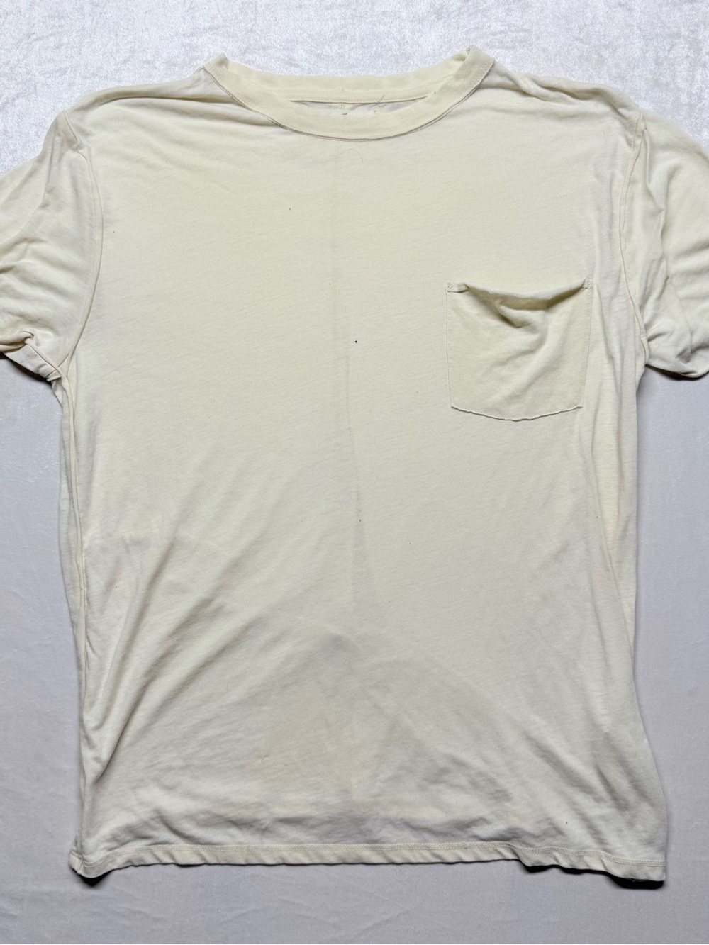We The Free Cream Short Sleeve Pocket Tee